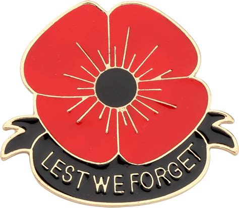 Remembrance poppy pin - westoregon