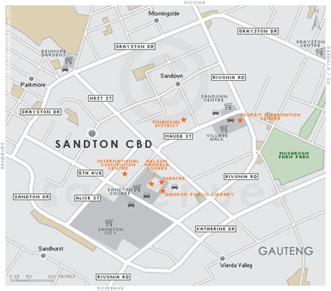 Sandton Map