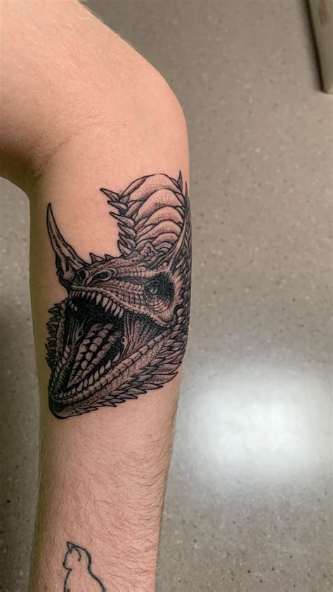 Caraxes the Blood Wyrm by Albert, Smart Arts Tattoo, Sydney AU : r/tattoos