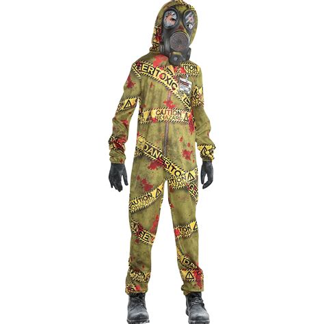 Amscan Quarantine Zombie Halloween Costume for Boys, Large, Includes ...