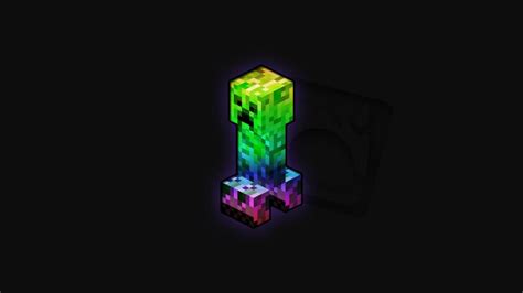 Rainbow Creeper Minecraft Wallpapers on WallpaperDog