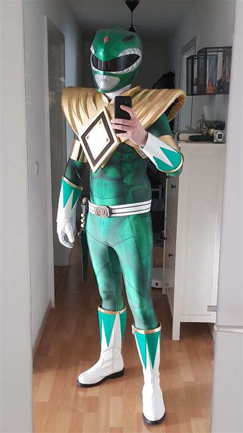 [self] My selfmade green ranger cosplay! : r/powerrangers