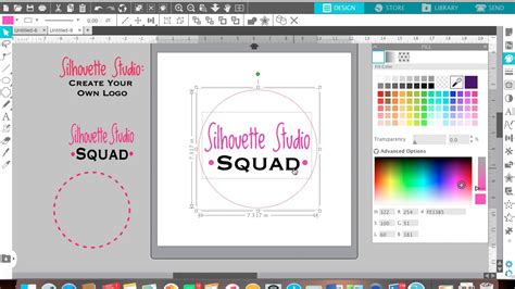 Silhouette Studio: Create Your Own Logo - YouTube