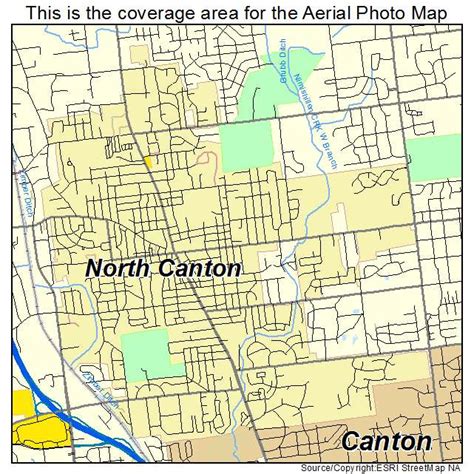 Aerial Photography Map of North Canton, OH Ohio