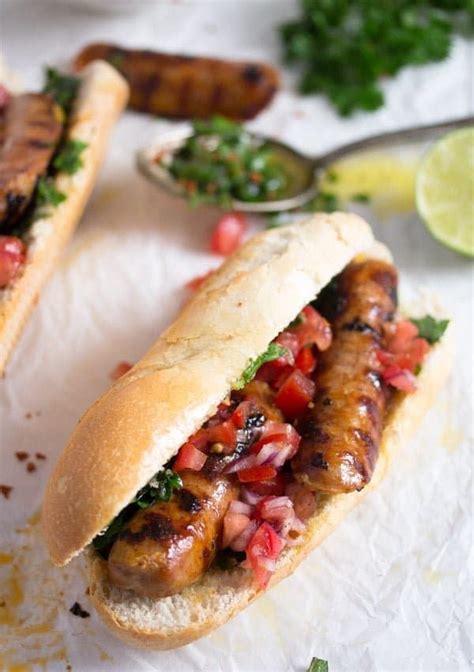 Choripán con chimichurri is one of the best sandwiches ever! South ...