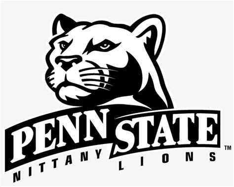 Penn State Lions Logo Black And White - Penn State Lions Transparent PNG - 2400x2400 - Free ...