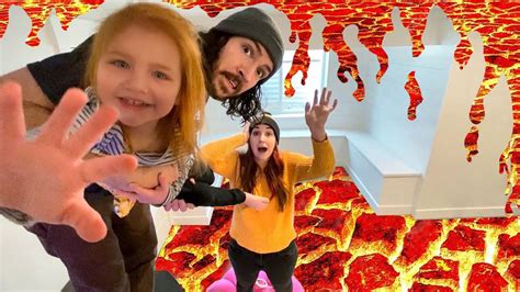 Floor is Lava THE MOVIE!!!! go on 1 HOUR of adventures with Adley and Family vs Lava Monster!! 🌋 ...