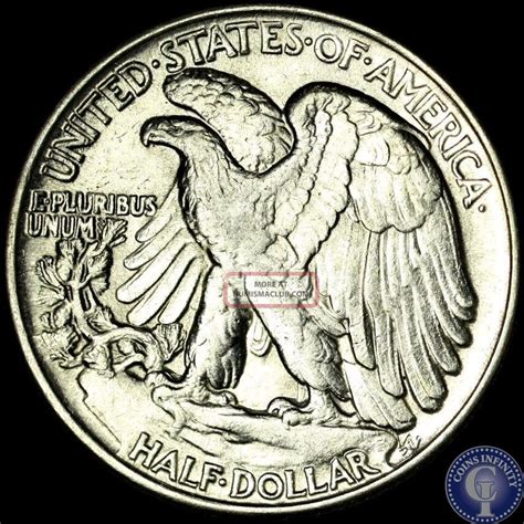 1943 P Unc Silver Walking Liberty Half Dollar 308