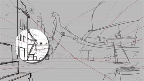 Animation Concepts 202: Creating Backgrounds - 9. Drawing the Layout - YouTube