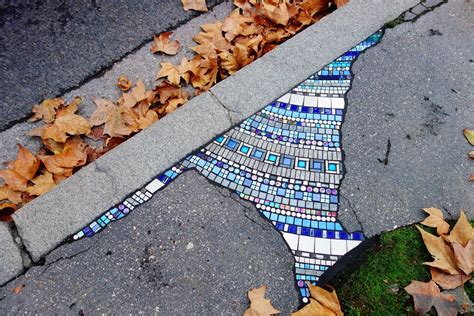 Ceramic Mosaics Mend Cracked Sidewalks, Potholes, and Buildings in Vibrant Interventions by ...