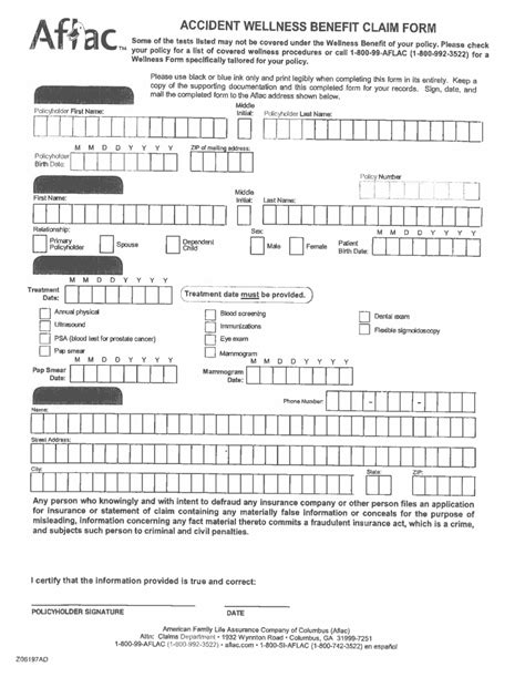 Aflac Claims - Fill Online, Printable, Fillable, Blank | pdfFiller