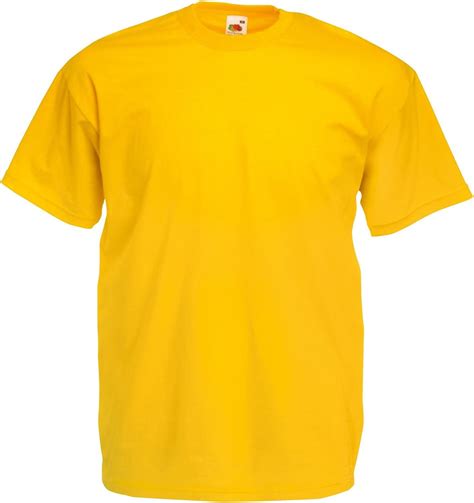 Plain Sunflower Yellow T-Shirt Blank Tee (Small): Amazon.co.uk: Clothing