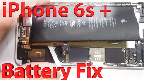 iPhone 6s Plus battery replacement in 3 minutes - YouTube