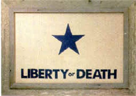 Liberty or Death Flag in Antique Texas Flags - STxOP