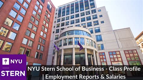 NYU Stern MBA - Class Profile 2024 and Employment Report 2022 (2023)