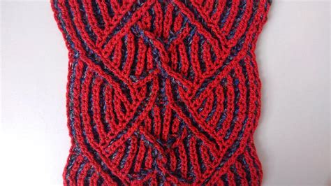 Brioche knitting *Center cable* knitting patterns - YouTube