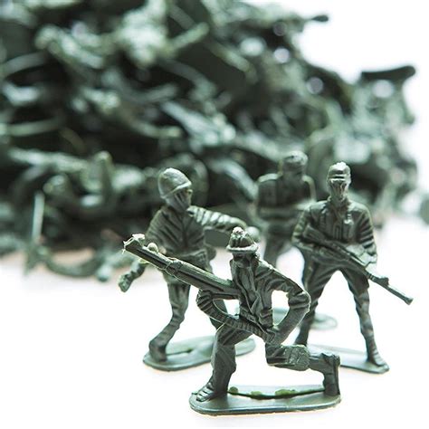 Green Army Soldiers Toy Military Soldier Men 144 Action Figures, Pack of 144 PCS By FunEx ...