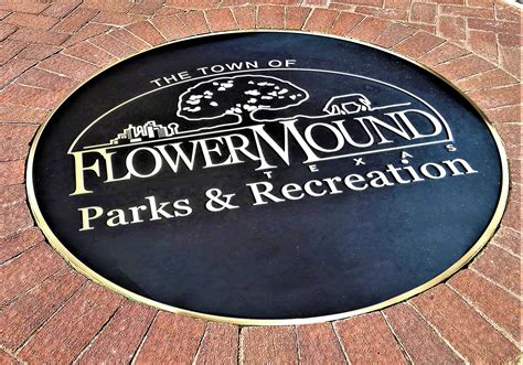 Flower Mound Parks Recreation Cast Bronze Plaque