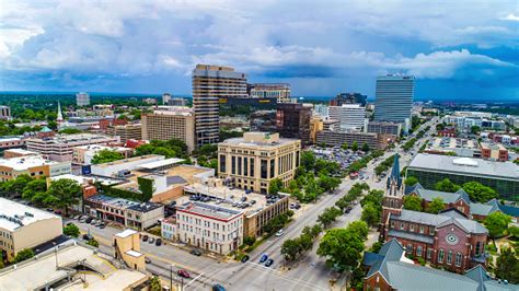 Downtown Columbia South Carolina Sc Skyline Aerial Stock Photo - Download Image Now - iStock