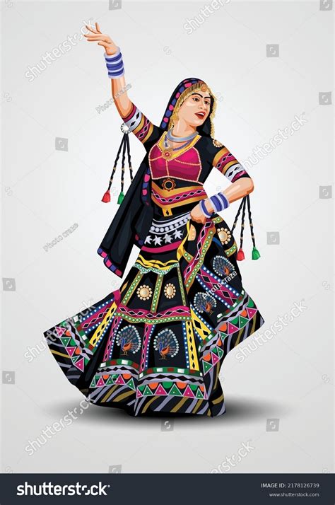 Rajasthani Dance Clipart Gif