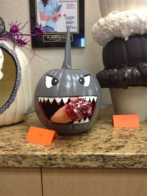 Shark Pumpkin 2014- www.drsperbeck.com pumpkin contest | Halloween pumpkin diy, Pumpkin ...