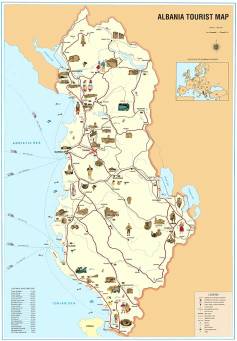 Map of Albania – See Albania differently!!!