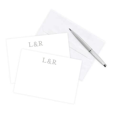 Correspondence Cards - Set of 25 | Personalized Stationary | Mark and Graham