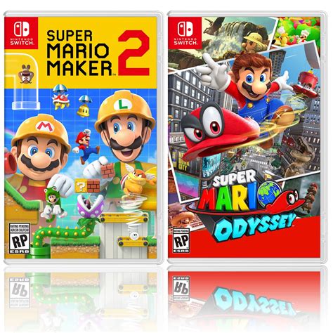 Super Mario Maker 2 + Super Mario Odyssey - Two Game Bundle - Nintendo ...