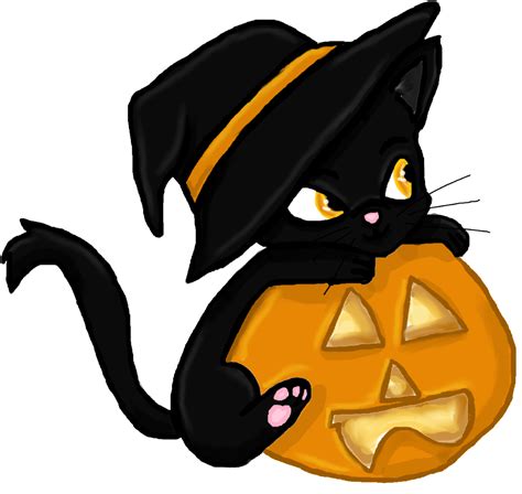 Halloween Cat Cartoon PNG Image HQ | PNG Arts