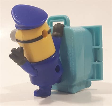 2022 McDonald's Minions Rise of Gru Kevin's Carry On 2 1/2" Tall Toy F ...