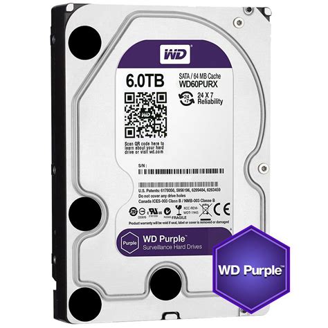 WD Purple 6TB 3.5" SATA 6Gb/s Internal Hard Drive | Buy Online in South Africa | takealot.com