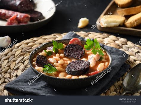 Fabada Chorizo Morcilla Sausage Haricot On Stock Photo 2125374098 | Shutterstock