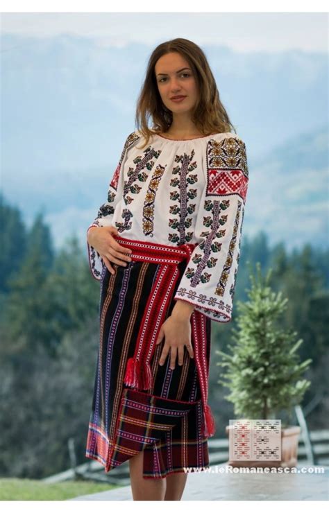 Handmade Romanian National costume from Moldavia - Authentic costumes.