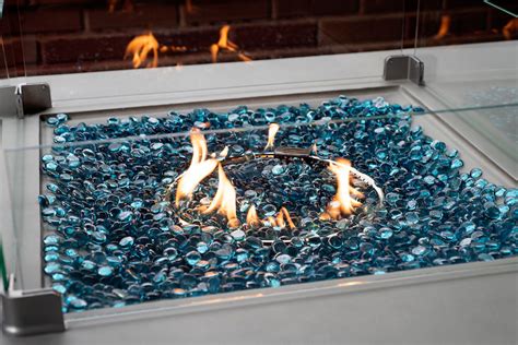 What Color Glass Looks Best in Fire Pit