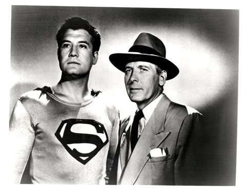 George Reeves & Robert Shayne | Adventures of superman, George reeves, Original superman