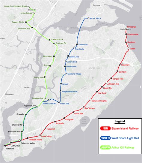 Staten Island Rail Transit Expansion Idea I Made. Thoughts? : r/nycrail