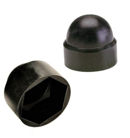 Nut covers caps black plastic - Bolt covers