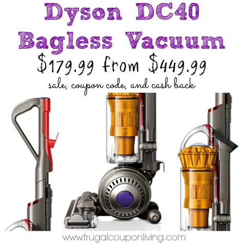 Black Friday Dyson Sale - DC40 Vacuum for $180 from $450