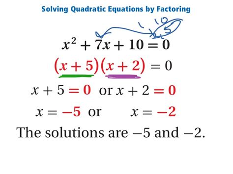 Solving Quadratic Equations by Factoring | Math, Algebra, Quadratic ...