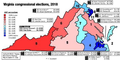 1st Congressional District Virginia Map - Map