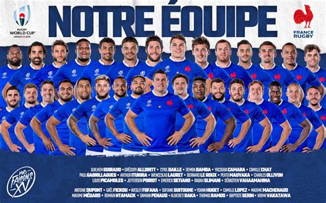 Coupe Du Monde De Rugby La Composition Du Xv De France Pour Le | Images and Photos finder