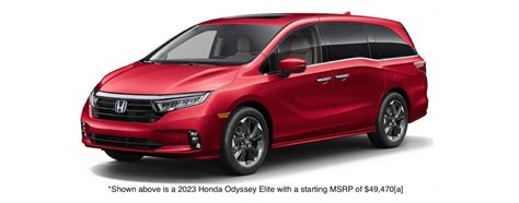 2023 Honda Odyssey Specs | Minivans for Sale in Midland, TX