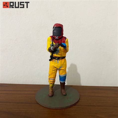 Rust Hazmat Suit Statue Facepunch Studios Gift for Rust | Etsy