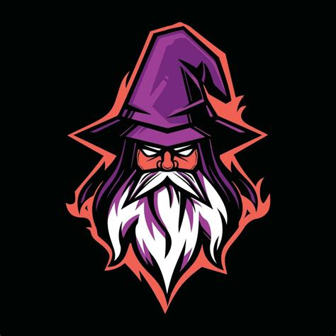 Wizard Mascot Logo for Esport. Wizard T-shirt Design. Wizard Logo. Wizard Sticker 25728185 ...