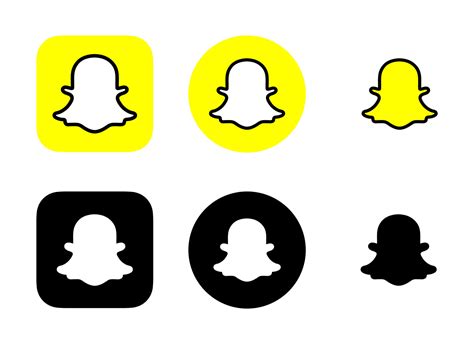 snapchat logo vector, snapchat icon vector free vector 19490784 Vector ...