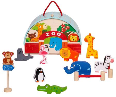 Wooden Toy Zoo Playset - My Wooden Toys