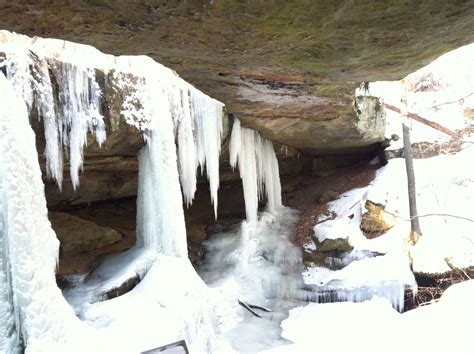 Rockbridge State Nature Preserve Winter 2014...backs up to the Hocking Hills Canopy Tours pr ...