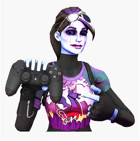 3d Fortnite Charecter Fortnite Freetoedit - Fortnite Dark Bomber With Controller, HD Png ...