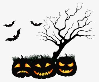 Creepy Bats Halloween - Scary Halloween Transparent Background, HD Png ...