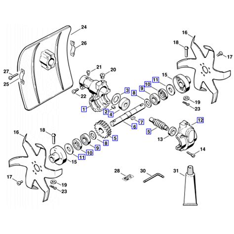 Stihl BC-KM CULTIVATOR (BC-KMCULTIVATOR) Parts Diagram, BC-KM CULTIVATOR